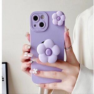 Purple Floral Phone Case